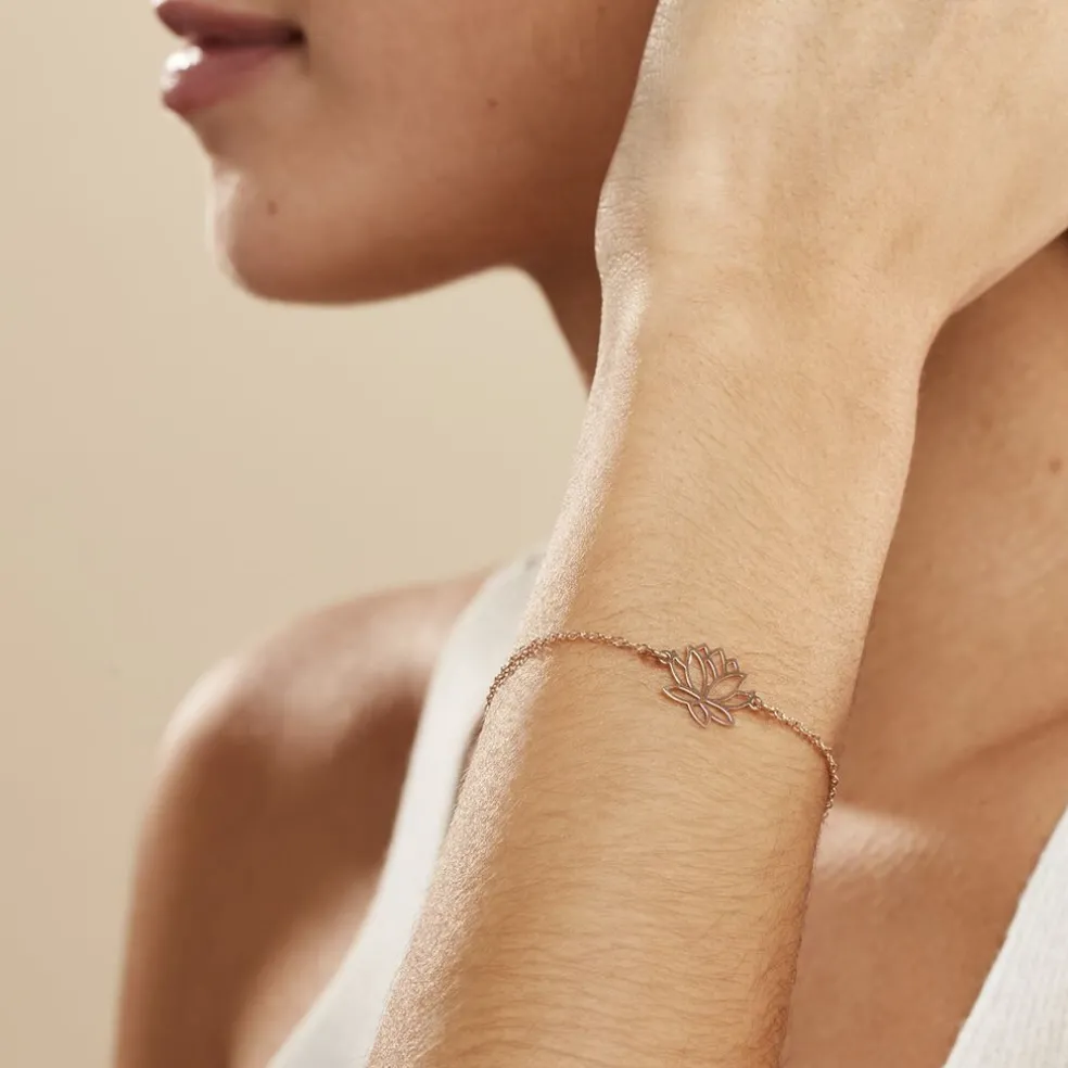 Bracelet Rosita Argent Rose