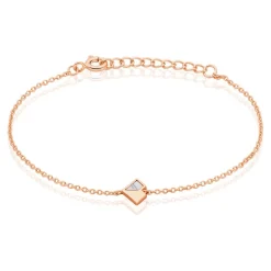 Bracelet Rossana Argent Rose Turquoise Blanche