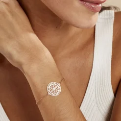 Bracelet Rotonda Argent Rose