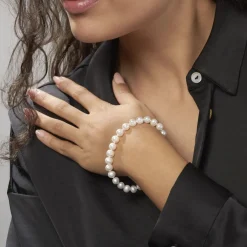 Bracelet Sajdaae Or Jaune Perle De Culture D'akoya