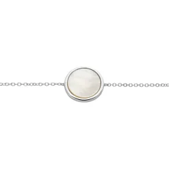 Bracelet Saül Argent Blanc Nacre