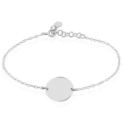 Bracelet Salematou Argent Blanc