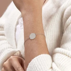 Bracelet Salematou Argent Blanc