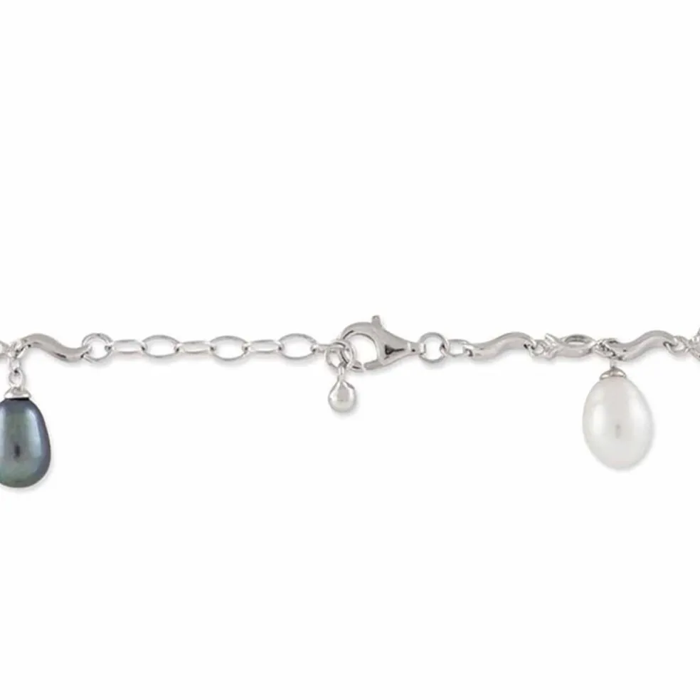 Bracelet Salomee Argent Blanc Perle De Culture