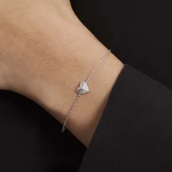 Bracelet Samia Argent Blanc Oxyde De Zirconium