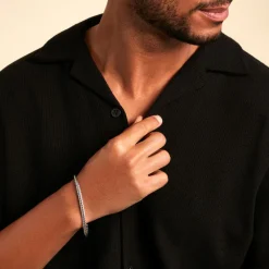 Bracelet Sango Acier Blanc