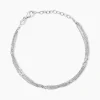 Bracelet Santoline Argent Blanc
