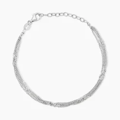 Bracelet Santoline Argent Blanc