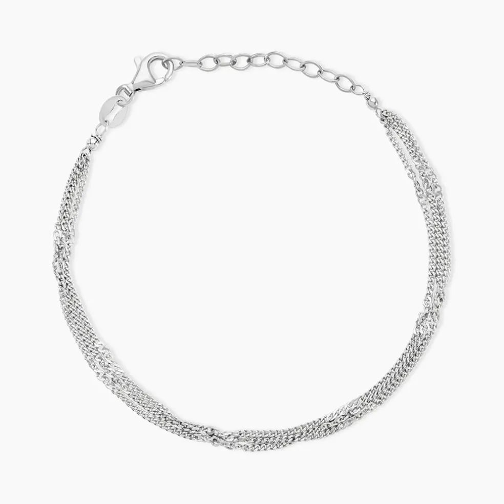 Bracelet Santoline Argent Blanc