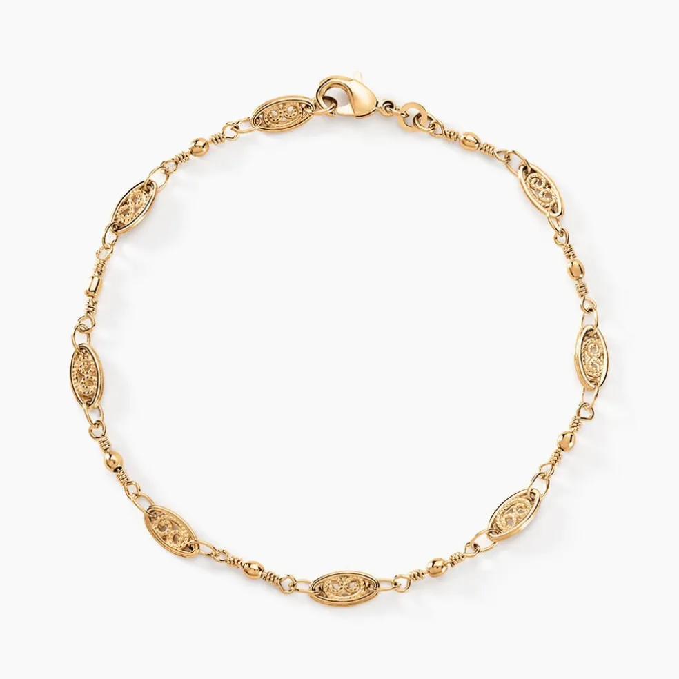 Bracelet Saraï Plaqué Or Doré