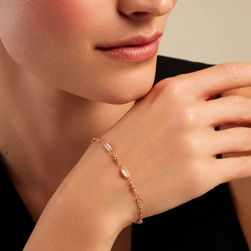 Bracelet Saraï Plaqué Or Doré