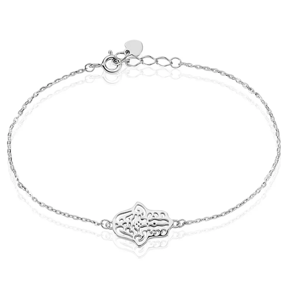 Bracelet Sarah Argent Blanc