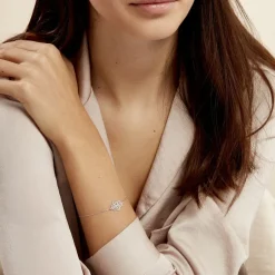 Bracelet Sarah Argent Blanc