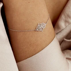 Bracelet Sarah Argent Blanc