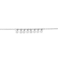 Bracelet Savahna Argent Blanc