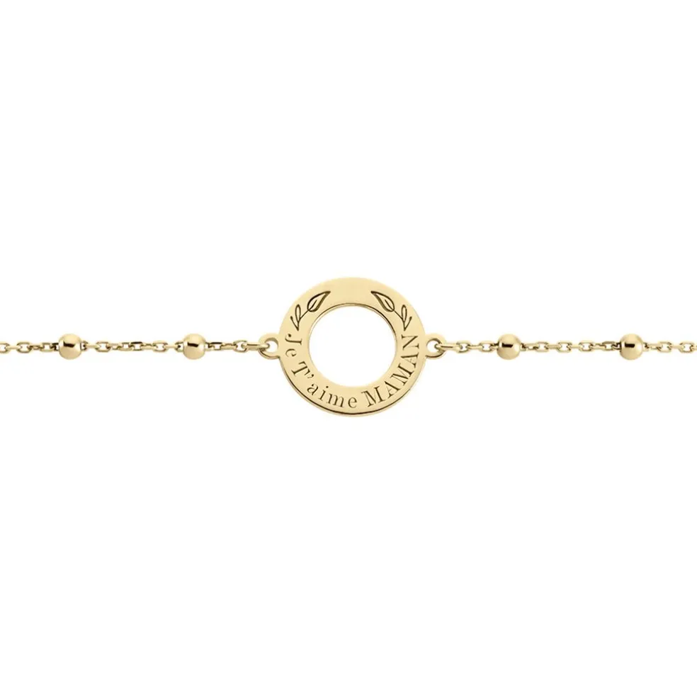 Bracelet Savas Plaqué Or Jaune