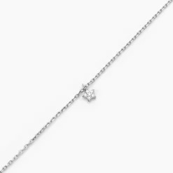 Bracelet Saya Argent Blanc Oxyde De Zirconium