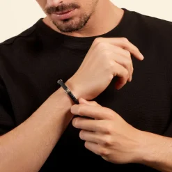 Bracelet Selwaae Or Acier Bicolore