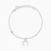 Bracelet Serenella Argent Blanc Oxyde De Zirconium