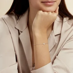 Bracelet Severine Argent Blanc