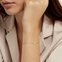 Bracelet Severine Argent Blanc