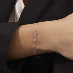 Bracelet Sevinc Argent Blanc