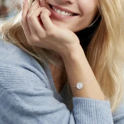 Bracelet Shaia Argent Blanc