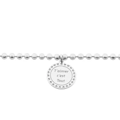 Bracelet Shamsi Argent Blanc