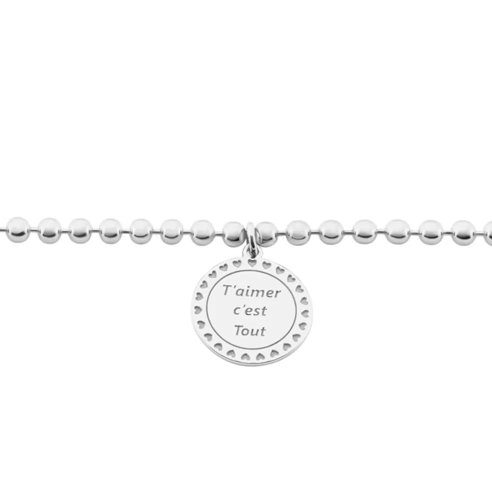 Bracelet Shamsi Argent Blanc