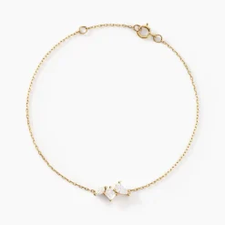 Bracelet Shiny Garden Or Jaune Oxyde De Zirconium