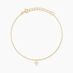 Bracelet Siem Argent Jaune Oxyde De Zirconium