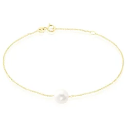 Bracelet Sissy Or Jaune Perle De Culture
