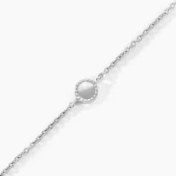 Bracelet Sixties Argent Blanc