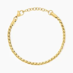 Bracelet Sloane Acier Jaune