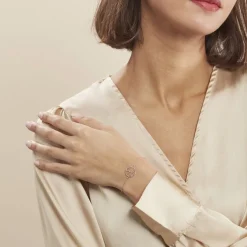 Bracelet Slorane Argent Rose