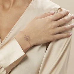 Bracelet Slorane Argent Rose