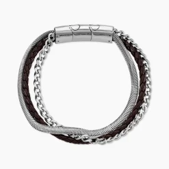 Bracelet Sohan Acier Blanc