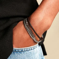 Bracelet Sohan Acier Blanc