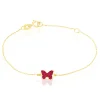 Bracelet Solena Papillon Or Jaune