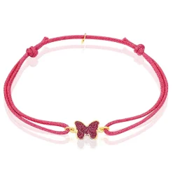 Bracelet Solena Papillon Or Jaune