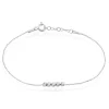 Bracelet Soukamba Argent Blanc