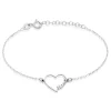 Bracelet Soumia Argent Blanc