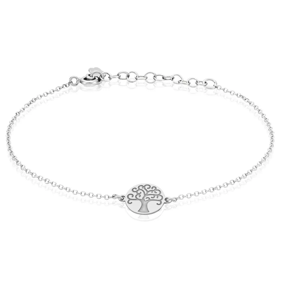 Bracelet Steenie Argent Blanc
