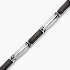 Bracelet Street Acier Blanc