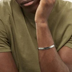 Bracelet Street Acier Blanc