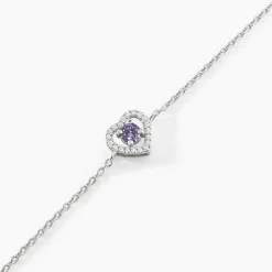 Bracelet Suzon Argent Blanc Oxyde De Zirconium