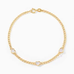 Bracelet Sweetheart Or Jaune Nacre