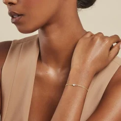 Bracelet Sweetheart Or Jaune Nacre