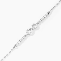 Bracelet Syliana Argent Blanc Oxyde De Zirconium