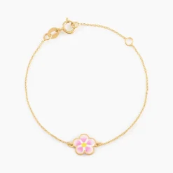 Bracelet Syna Fleur Or Jaune
